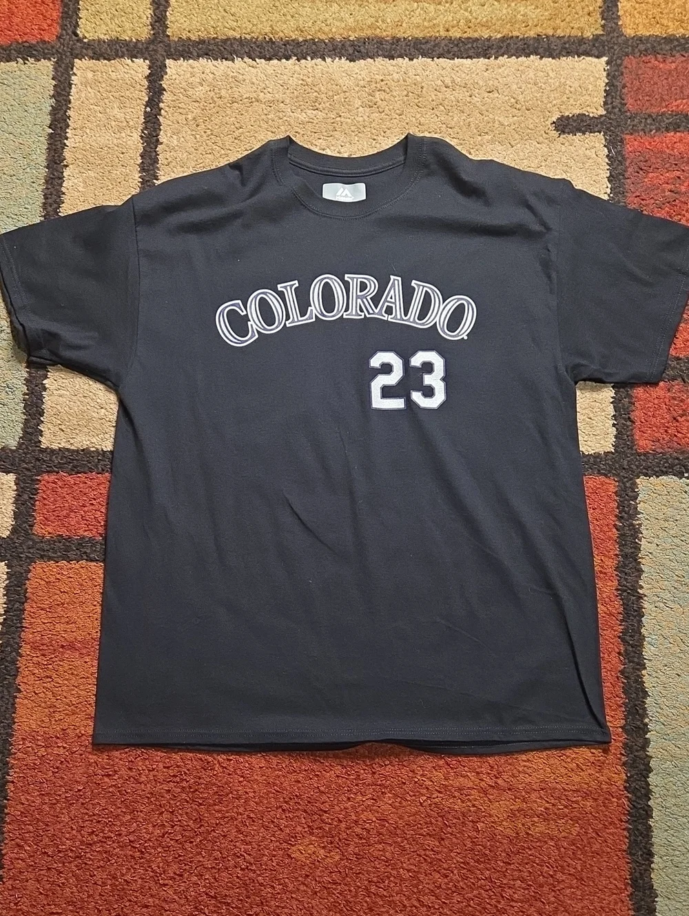 Offical Colorado Rockies Bryant MLB Shirt Jersey Mens Extra Large